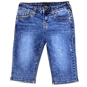 True Religion Riley Mid-Rise Knee Length Bermuda Shorts 28X14